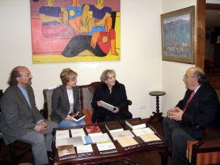 A escritora mexicana Elena Poniatowska na Coruña