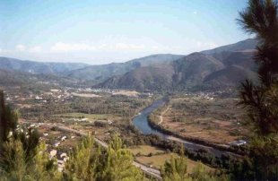 Vista do val de Quiroga