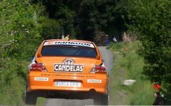 O coche dos Burgo, na carreira do sábado