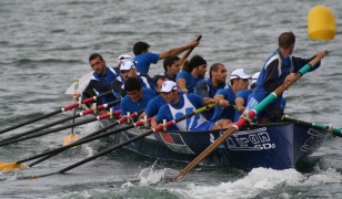 Os remeiros da SD Tirán, campións da pasada edición